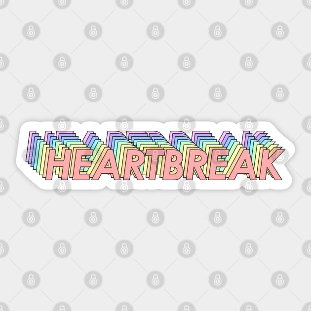 Heartbreak Sticker by laundryday